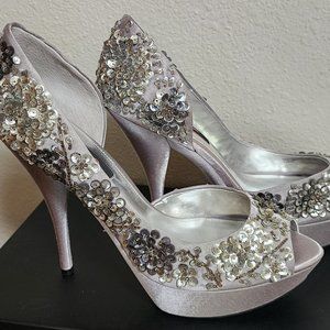 Gorgeous Nina 'Sadi' embellished heels - NIB